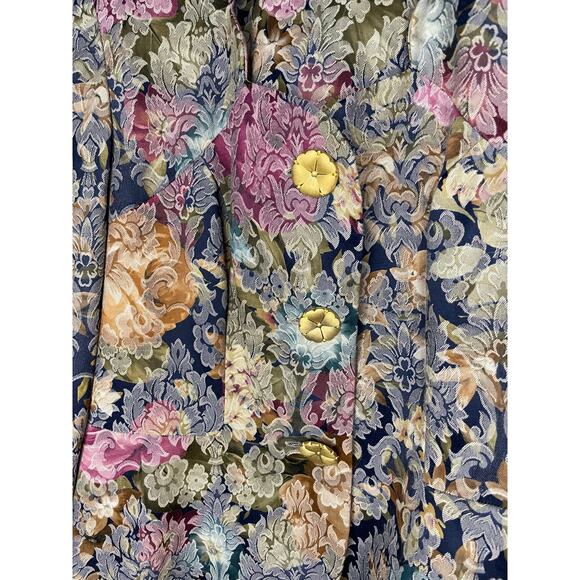 Vtg. Leslie Fay Floral Blazer SZ 8 - Picture 7 of 9